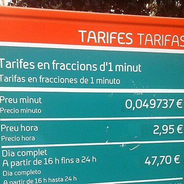 parken in Barcelona parken in Barcelona